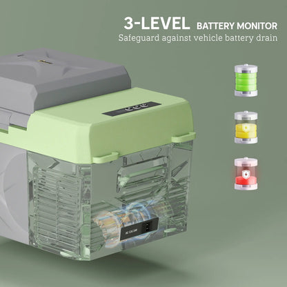 12QT Car Refrigerator, 12/24V DC, 110-240V AC, -68℉~68℉, Portable Cooler Car Coolers at Gallery Canada