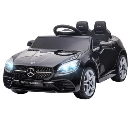 12V Ride On Car, Parent Remote Control, Two Motors, Music, Lights, Suspension Wheels, Black Electric Toy Cars at Gallery Canada