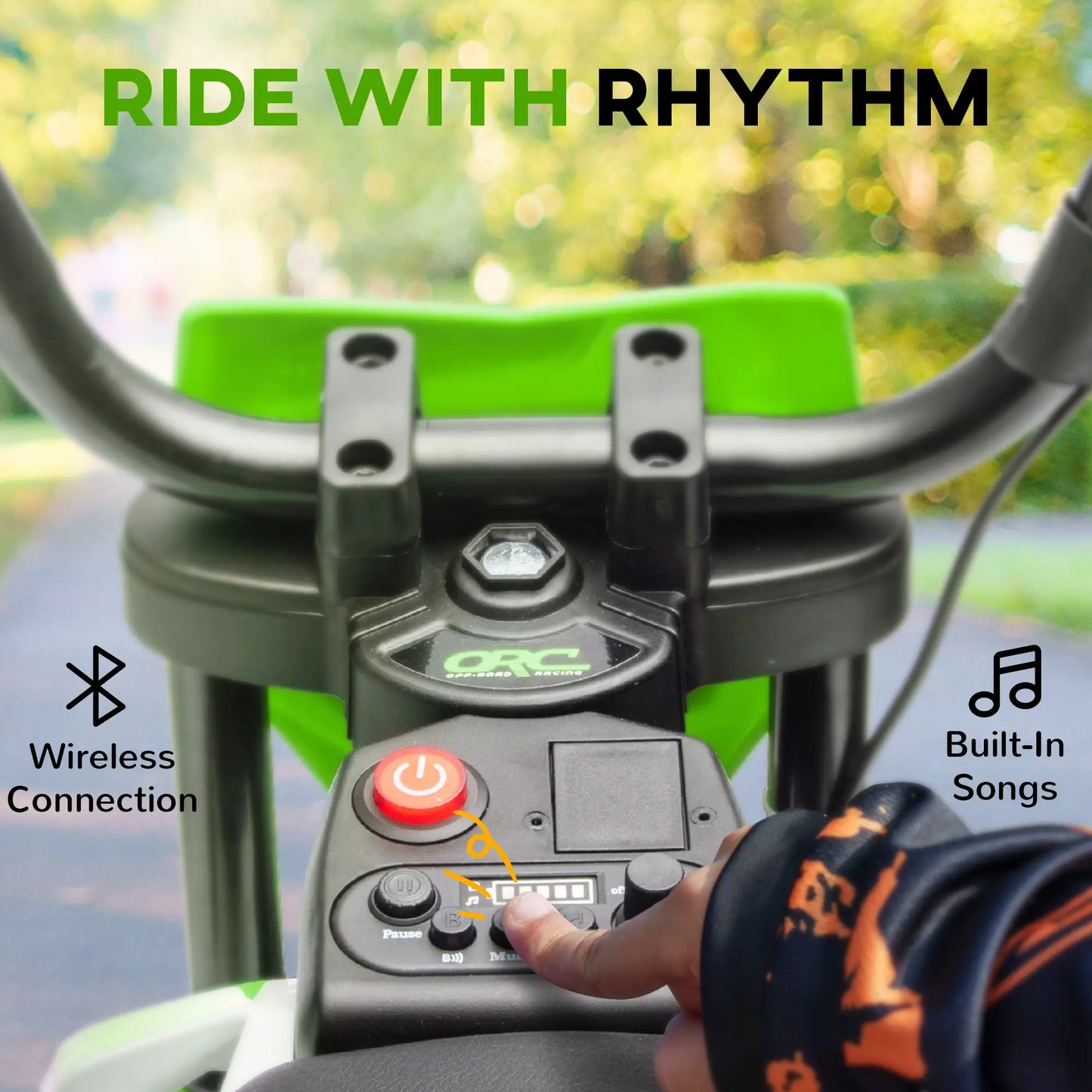 12V Kids Dirt Bike, Electric Motorcycle, Training Wheels, Green Electric Motorcycles at Gallery Canada