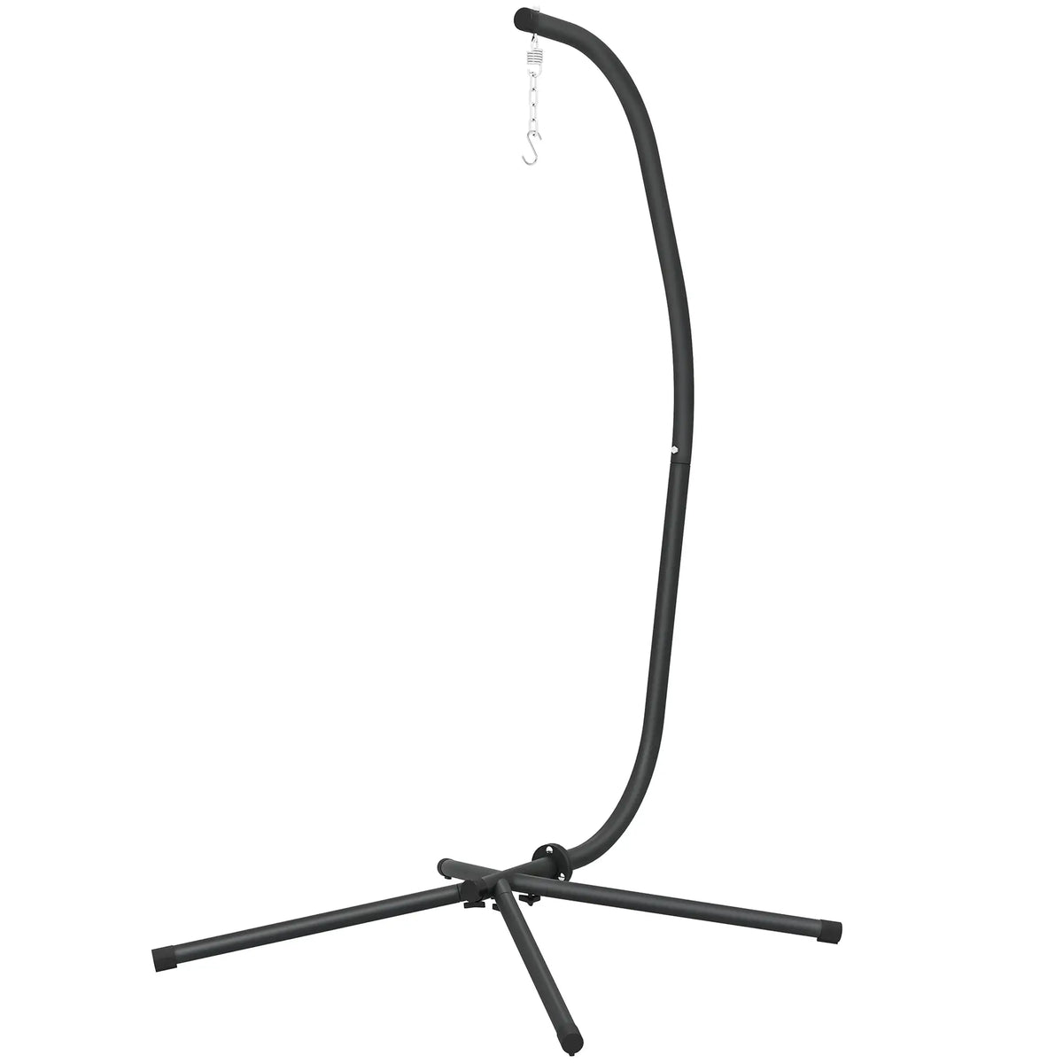 Heavy Duty Hanging Egg Chair Stand, 330lbs Weight, Black Hammock Stands Black at Gallery Canada
