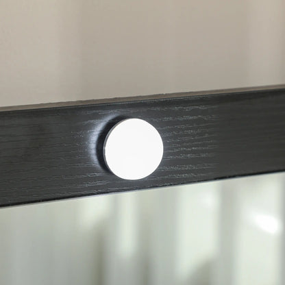 Makeup Vanity Desk Set with Stool, LED Mirror, Drawers, Black Dressing & Vanity Tables at Gallery Canada