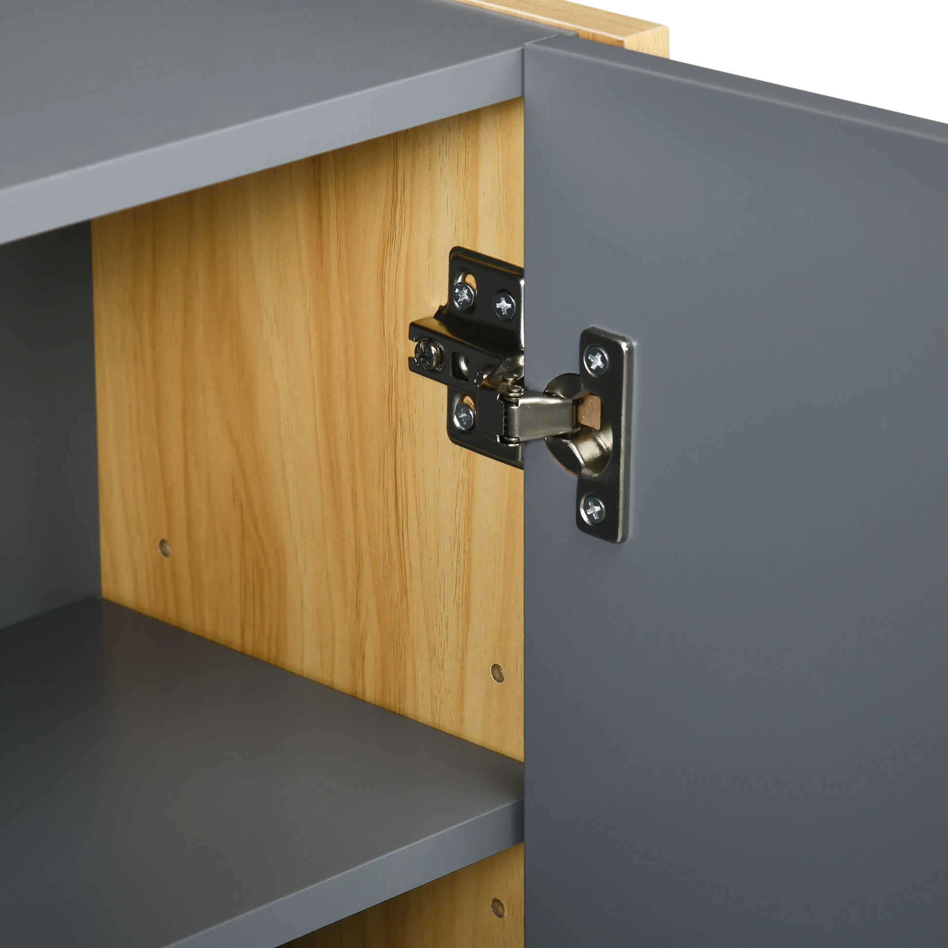 Wall Mounted Medicine Cabinet, Mirror, 3 Doors, Adjustable Shelves, Gray Mirror Medicine Cabinets at Gallery Canada