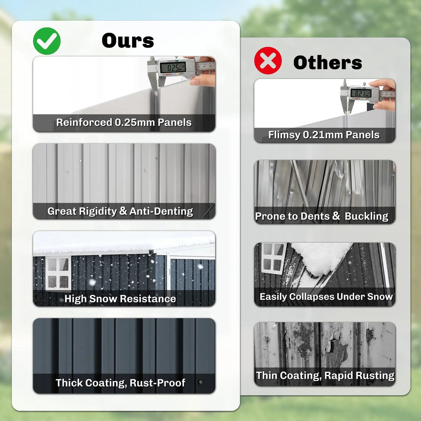 4' x 8' Metal Garden Shed, Outdoor Storage with Window, 2 Vents, Lockable Door Sheds at Gallery Canada