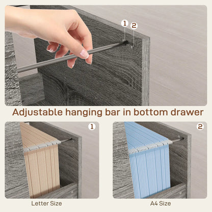 Mobile Printer Stand, Charging Station, USB Ports, Locking Cabinet, A4 Letter Size, Grey Office Cabinets & Cupboards at Gallery Canada