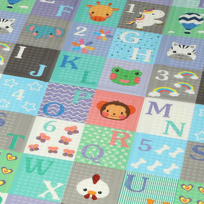 Foldable Baby Play Mat, Reversible Foam Crawling Mat, Toddler Nursery Kids Gym & Playmats at Gallery Canada