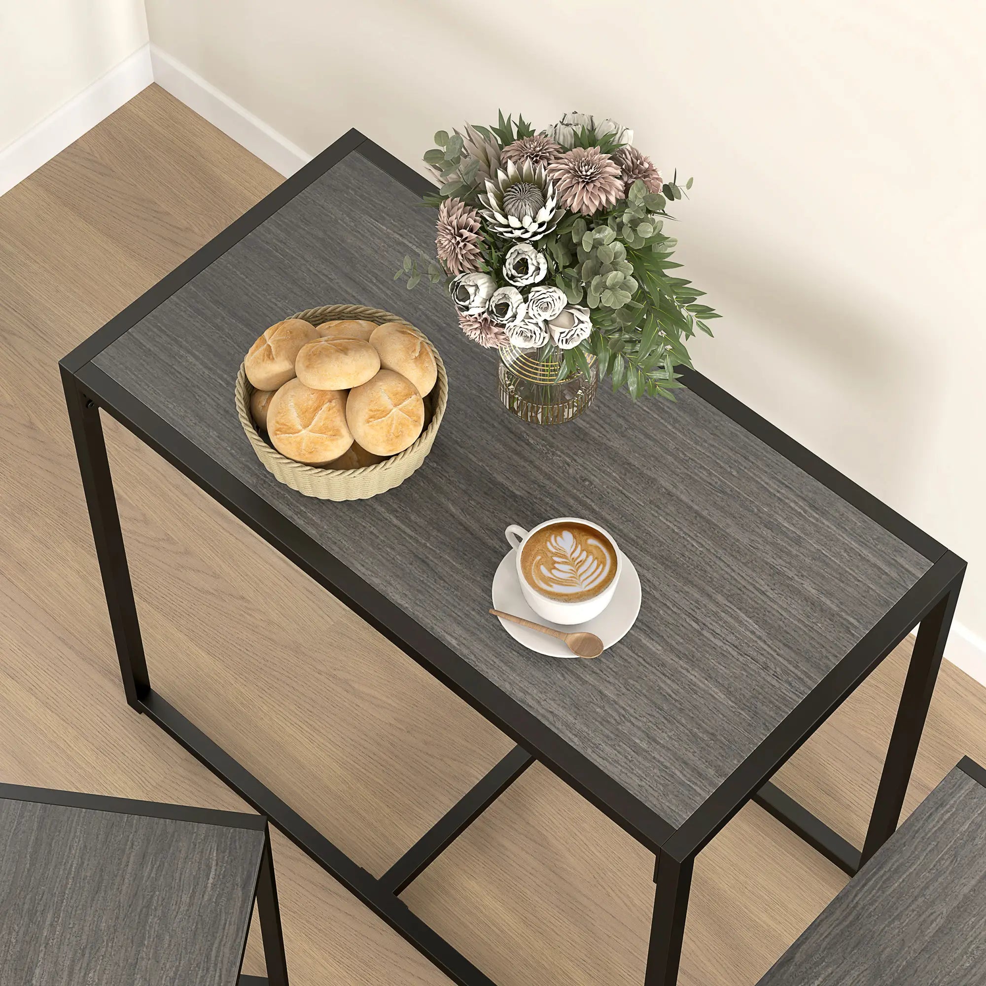 Industrial Dining Set For 2, Kitchen Table With Chairs Dining Table Sets at Gallery Canada