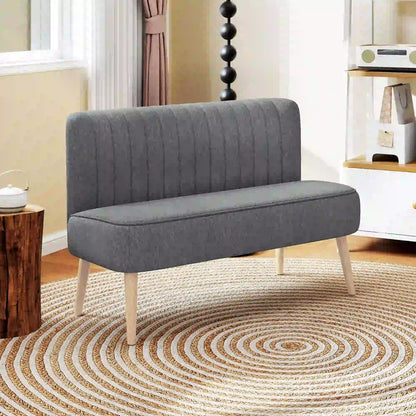 Modern 2 Seat Sofa, Upholstered Two Seater Couch, Light Grey 2-Seater Sofas at Gallery Canada