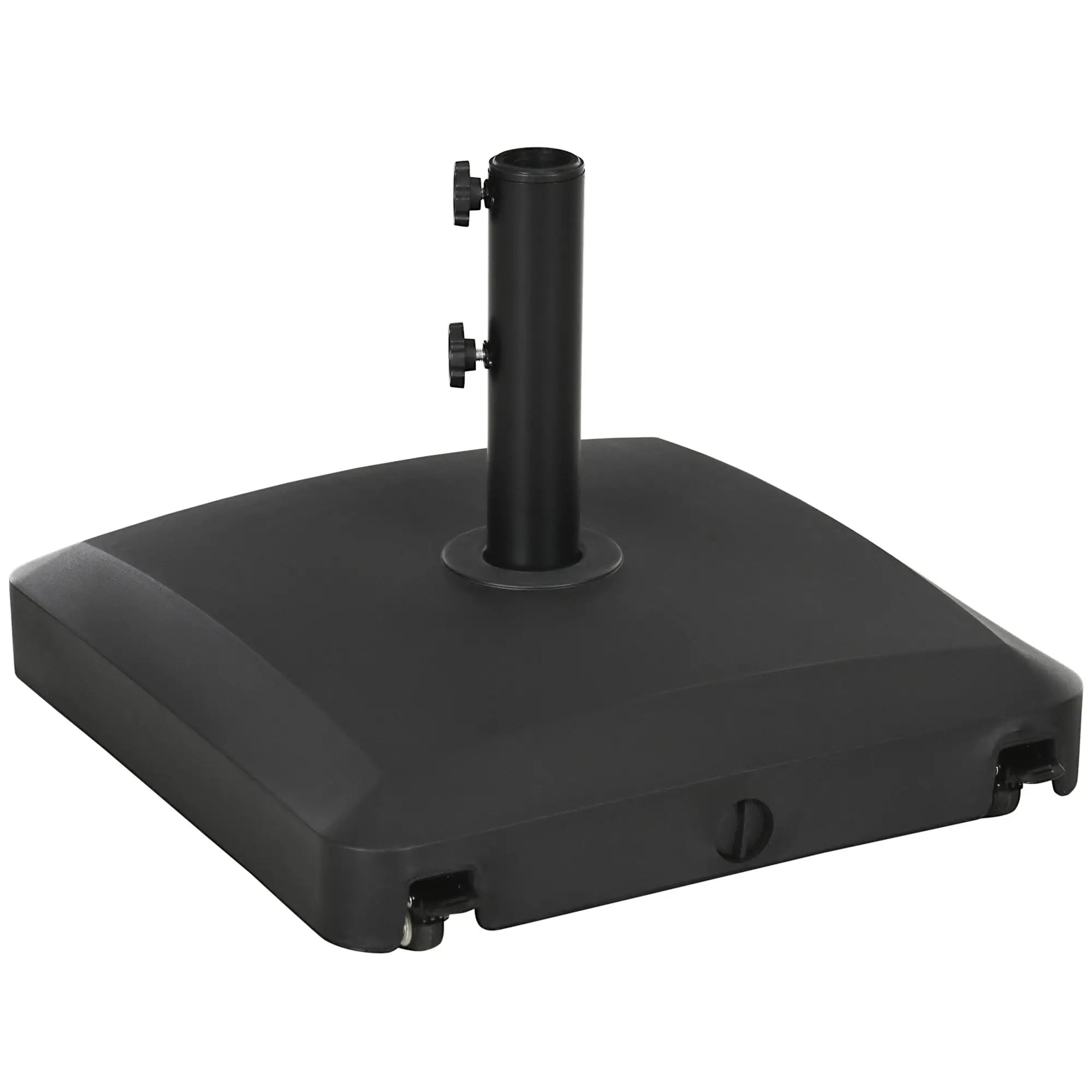 66 lb Heavy Duty Patio Umbrella Stand, Outdoor Garden Base, Black Umbrella Bases at Gallery Canada