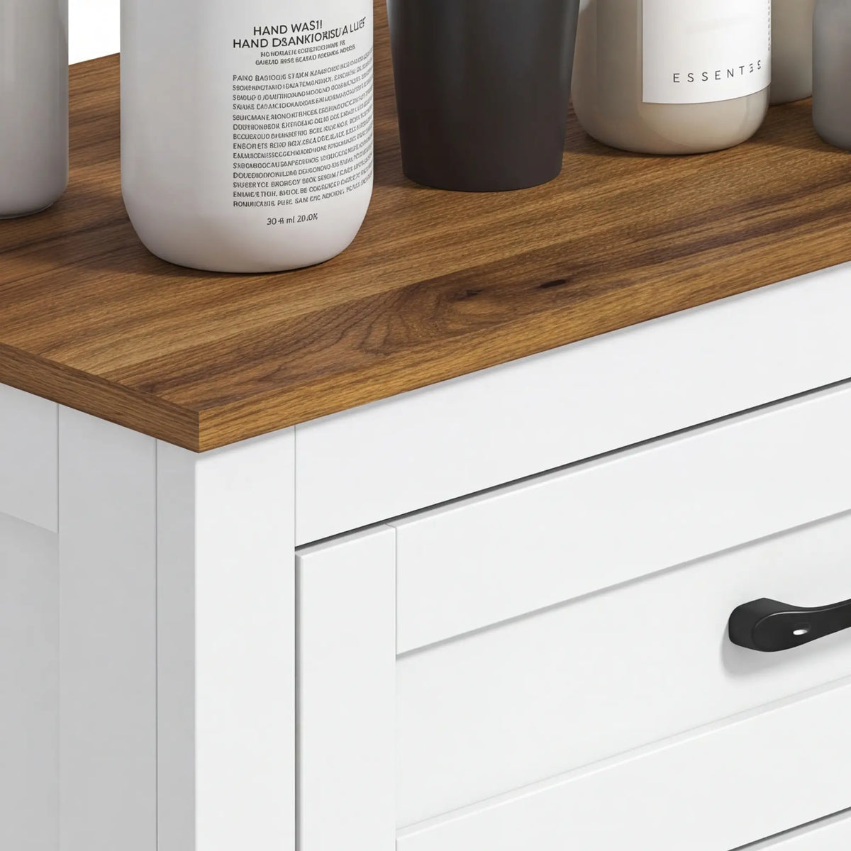 Farmhouse Bathroom Storage Cabinet with Barn Doors, White Freestanding Bathroom Cabinets at Gallery Canada