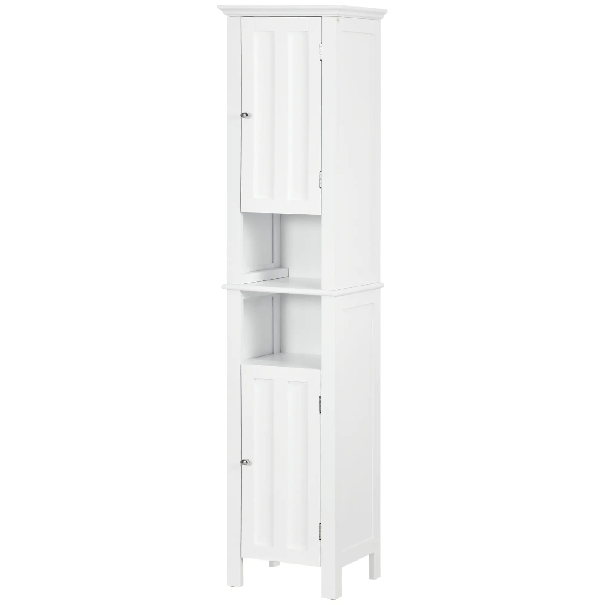 Freestanding Bathroom Cabinet, Open Shelves, 13.8