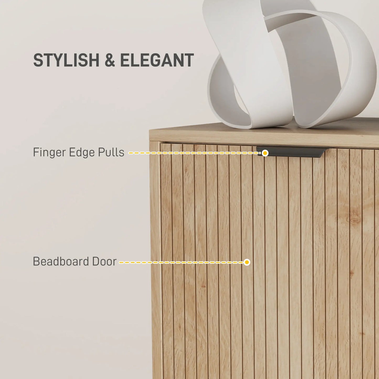 Accent Cabinet with Doors, Adjustable Shelf, Wood Legs, Oak Storage Cabinets at Gallery Canada