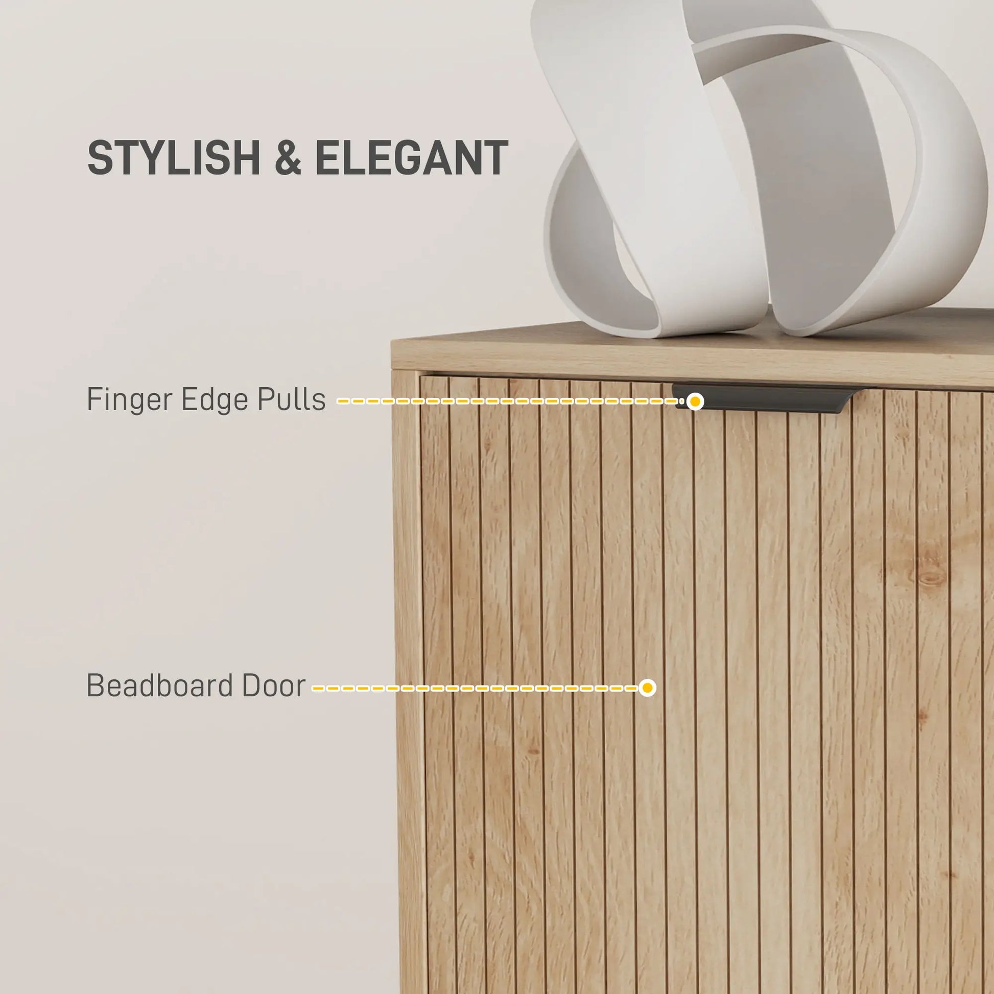 Accent Cabinet with Doors, Adjustable Shelf, Wood Legs, Oak Storage Cabinets at Gallery Canada