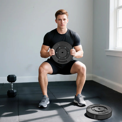 Weight Plates Set, 1-Inch Barbell Weight Set, 2 x 22 lbs Dumbbells & Barbells at Gallery Canada