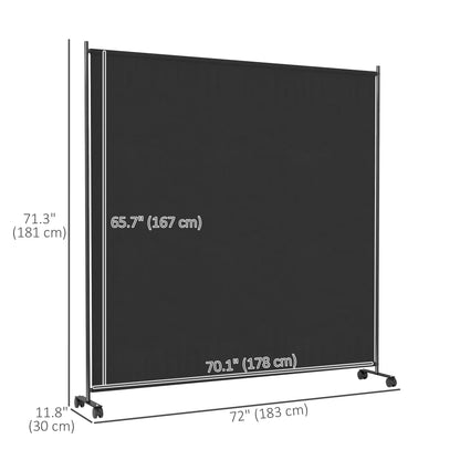 Outdoor Room Divider with Wheels, Privacy Screen for Patio, 6ft Tall Side Awnings at Gallery Canada