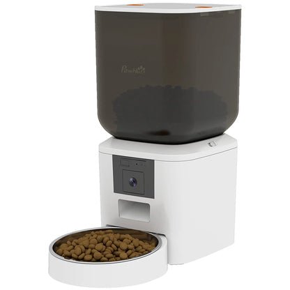 Distributeur automatique pour chat avec caméra, WiFi 2.4G, 8L, double alimentation