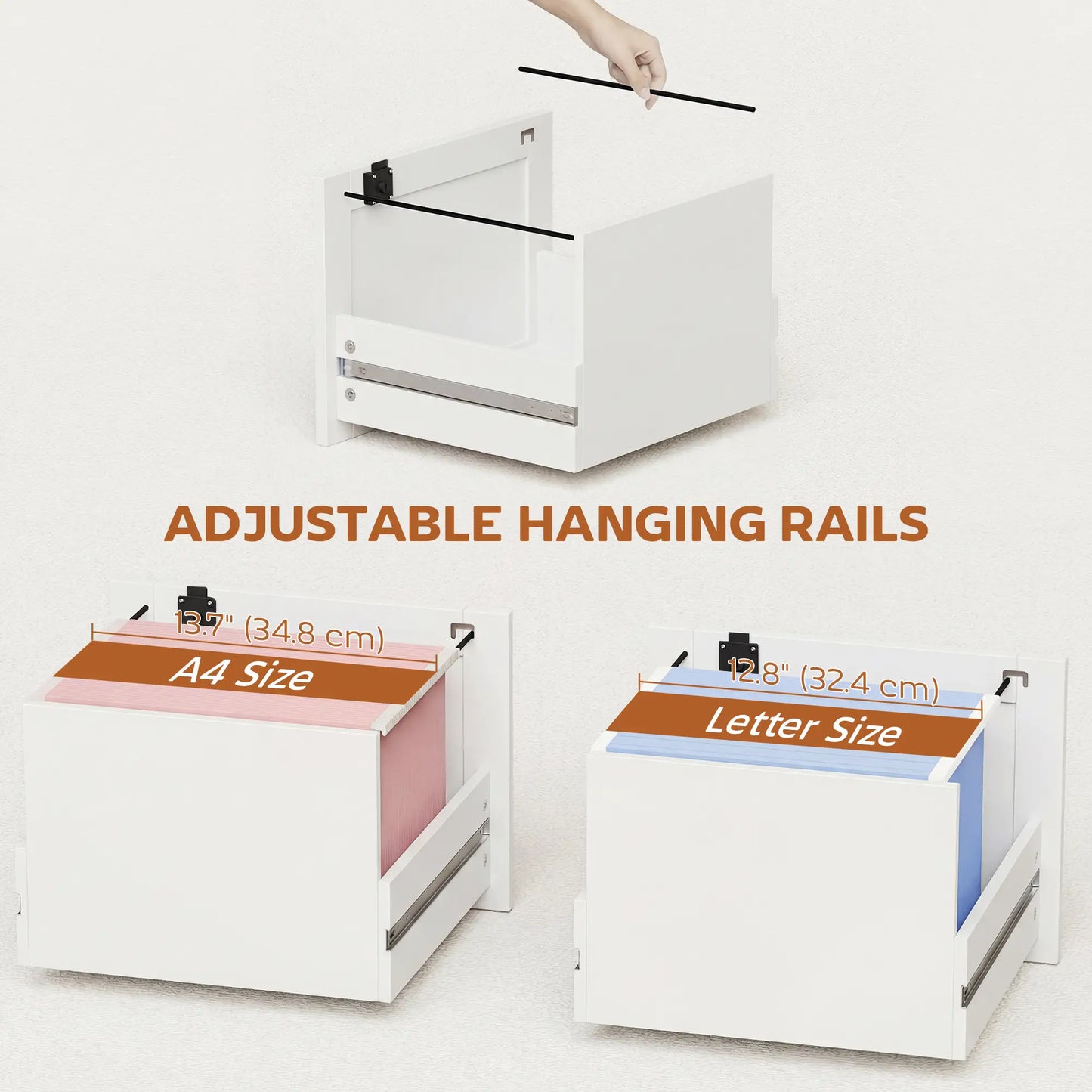 2 Drawer File Cabinet With Lock, Vertical Filing Cabinet, White Office Cabinets & Cupboards at Gallery Canada
