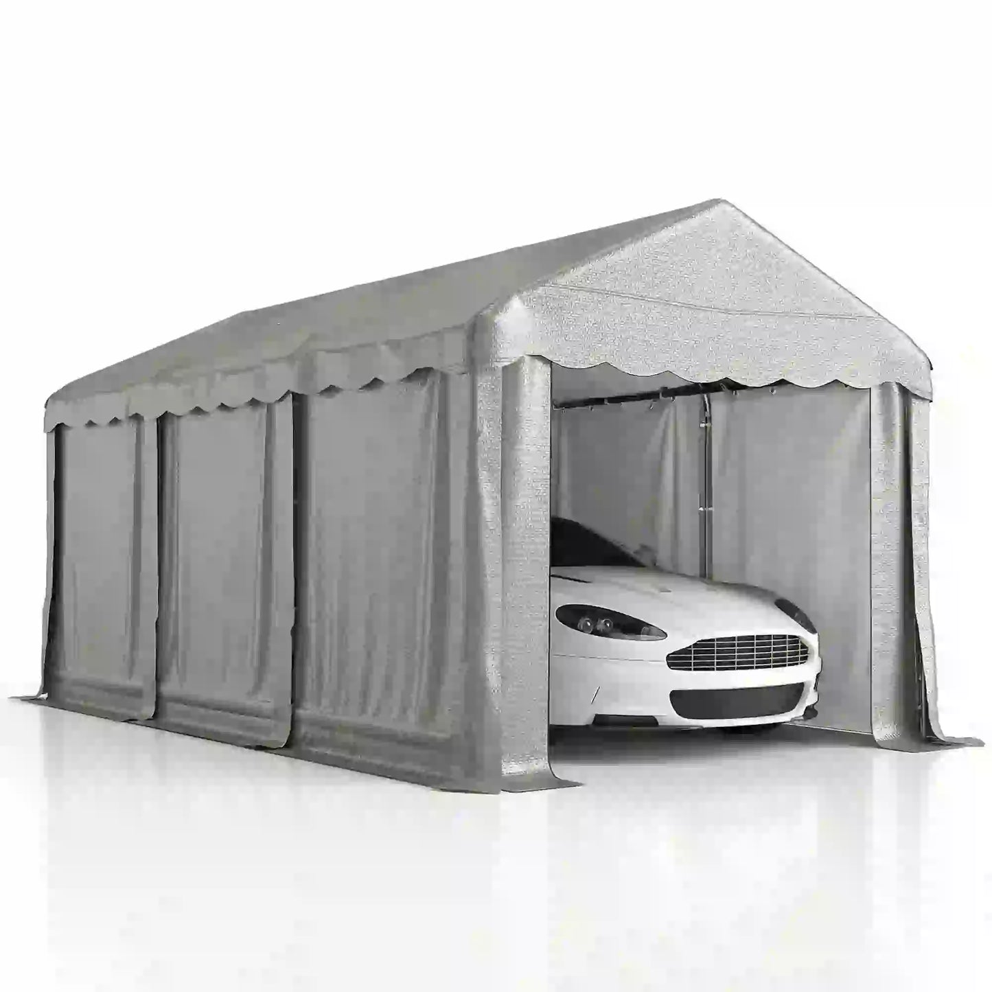 20' x 10' Portable Shed, Outdoor Storage Tent, Light Grey Portable Shed at Gallery Canada