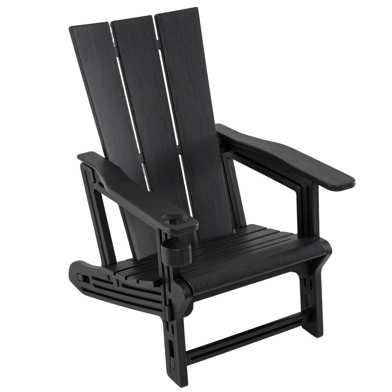 HDPE Outdoor Adirondack Chairs, Black Adirondack Chairs Black at Gallery Canada