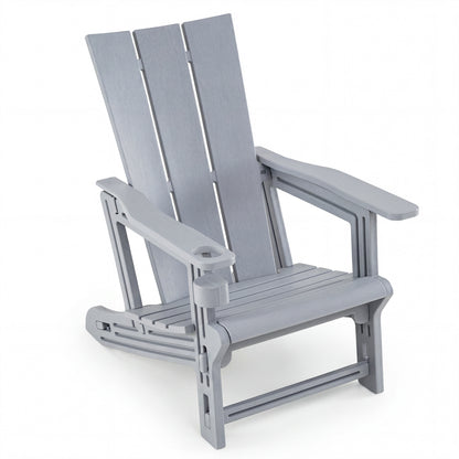 HDPE Outdoor Adirondack Chairs, Gray Adirondack Chairs Gray at Gallery Canada