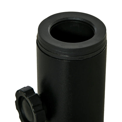 Deck Mount Umbrella Holder, Outdoor Base Stand, Black Umbrella Bases at Gallery Canada