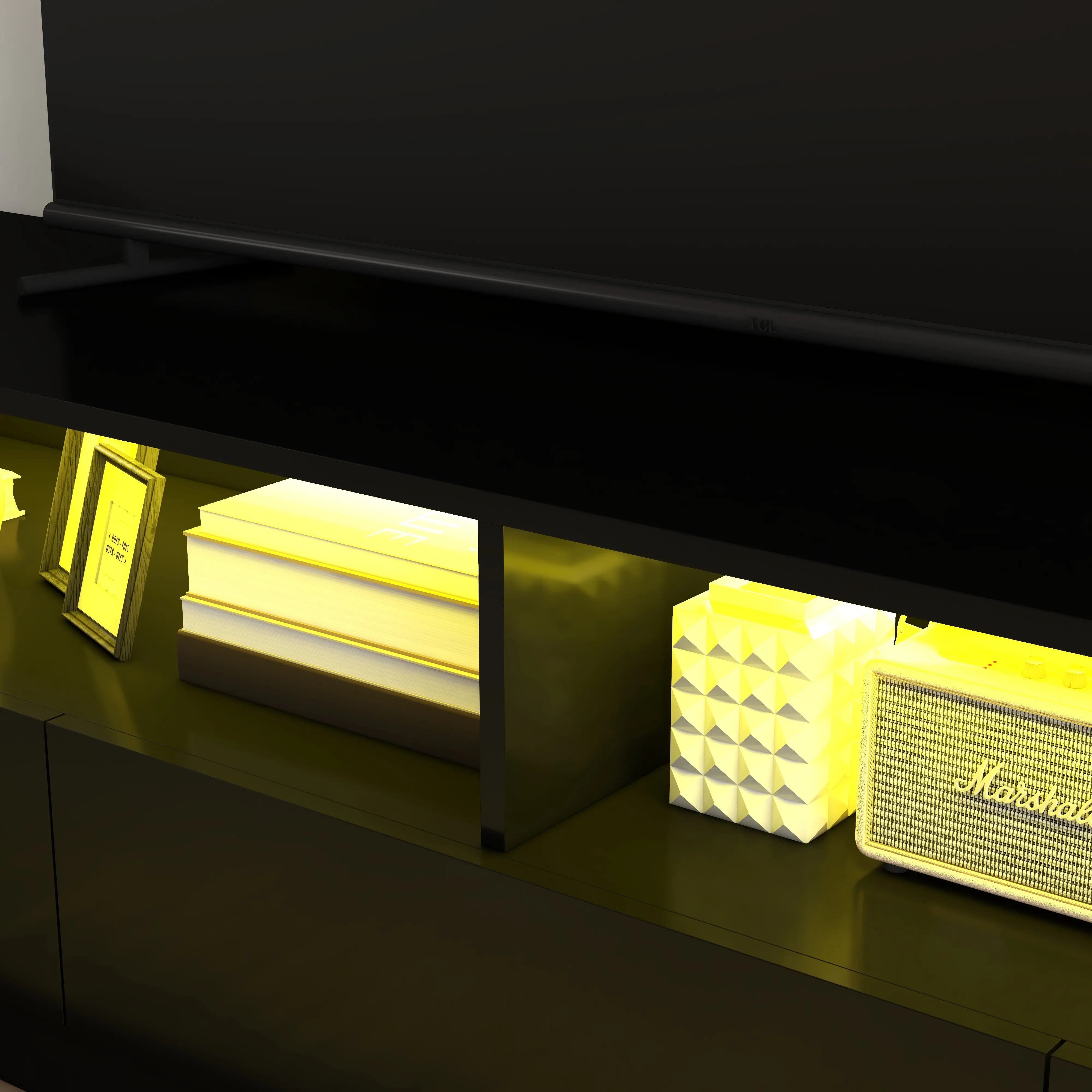 LED Lighted TV Stand for 75