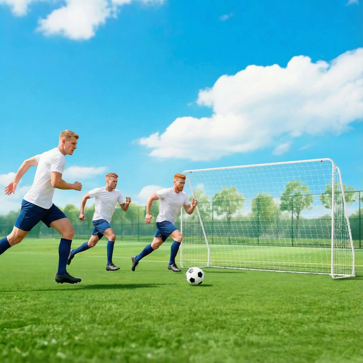 Soccer Goal, Soccer Net, 10 x 4 ft, White Soccer at Gallery Canada