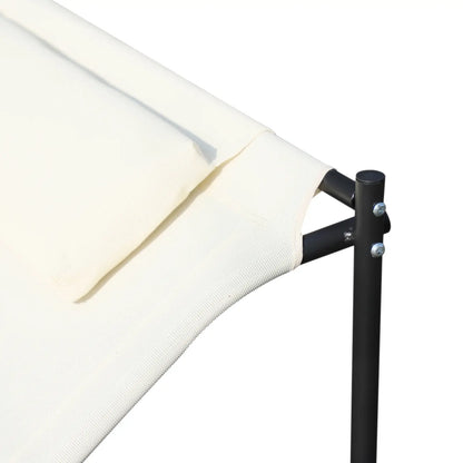 Double Chaise Lounger, Outdoor Hammock Chair, Cream White Lounger Chairs at Gallery Canada