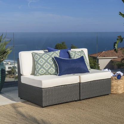 Patio Chair Set, Water Resistant Cushions, 26" L x 30.5" W x 26" H, Antique Grey Patio Chairs at Gallery Canada