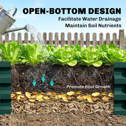 4' x 2' x 1' Raised Garden Bed, Set of 2 Galvanized Planter Box Galvanized Planter Boxes at Gallery Canada