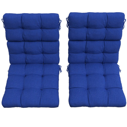 2-Piece Back Seat Cushion, Outdoor Patio Chair Set, Navy Blue Patio Chair Cushions at Gallery Canada