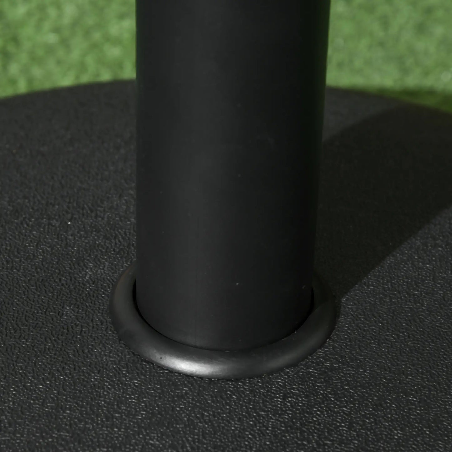 55 lbs Cement Umbrella Base, 20" Heavy Duty Round Stand, Black Umbrella Bases at Gallery Canada