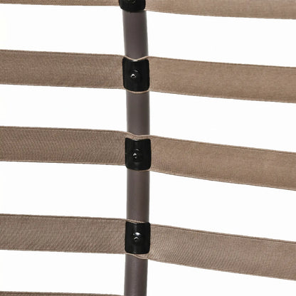 Egg Chair, Patio Lounge Chair, Foldable Basket Chair with Large Seat Cushion, Side Pocket, Sand Patio Chairs at Gallery Canada