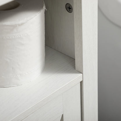 Farmhouse Bathroom Sink Cabinet, Double Door Storage, White Bathroom Cabinets at Gallery Canada