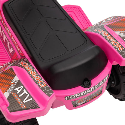 6V Kids ATV Quad, 4 Wheeler Electric Ride-On Car, Ages 18-36 Months, Pink Electric Toy Cars at Gallery Canada