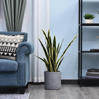 30" Artificial Snake Plant, 21 Leaves In Pot, Green Artificial Trees at Gallery Canada