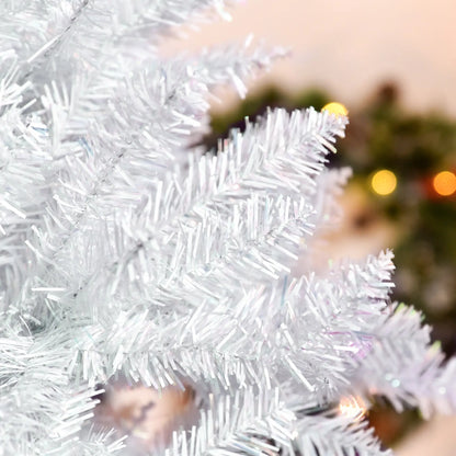 7FT Artificial Christmas Tree, Foldable Feet, Indoor, White White Christmas Trees at Gallery Canada