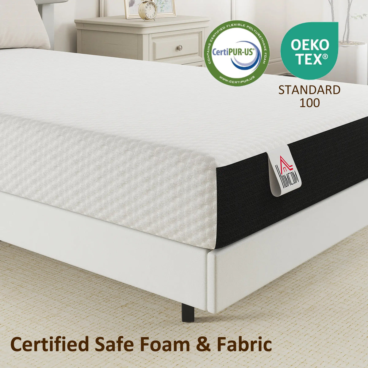 Twin 8 Inch Memory Foam Mattress, Medium Firm, CertiPUR-US