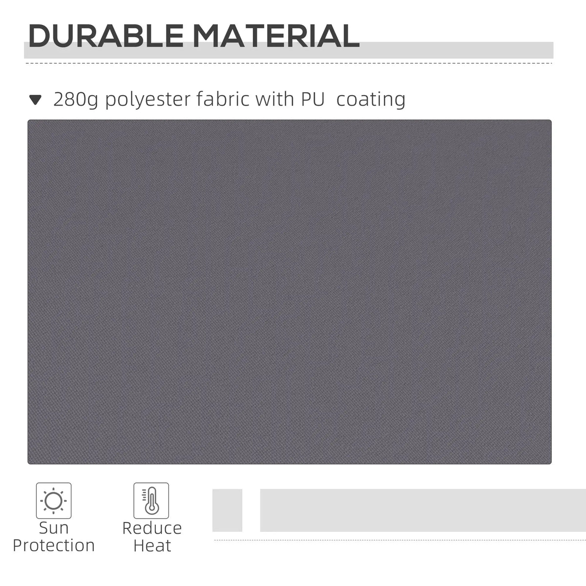 12' x 10' Manual Retractable Awning, Adjustable Sunshade Shelter, Dark Grey Patio Awnings at Gallery Canada