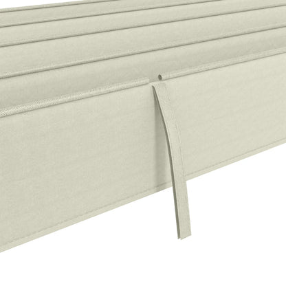 Retractable Pergola Canopy, 10' x 7' Sun Shade, UV30+, Cream White Gazebo Canopy Replacement at Gallery Canada