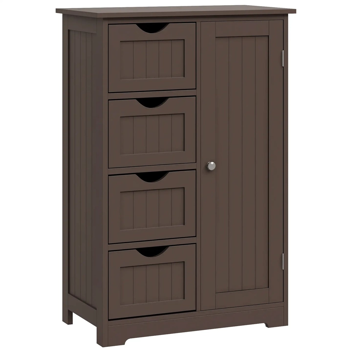 Bathroom Storage Cabinet, Adjustable Shelf, 4 Drawers, Brown Bathroom Cabinets at Gallery Canada