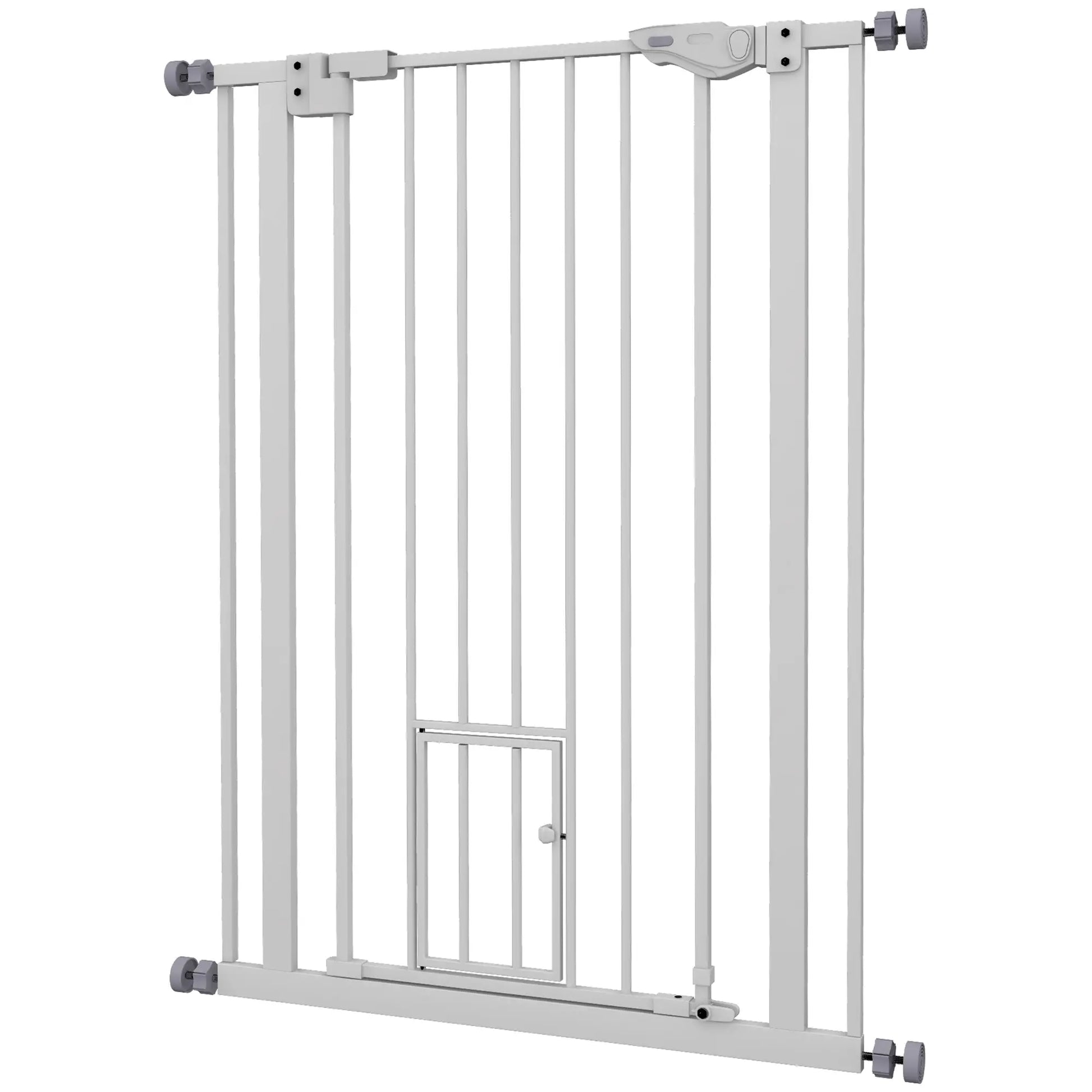 41" Easy Open Indoor Dog Gate, White Houses, Kennels & Pens at Gallery Canada