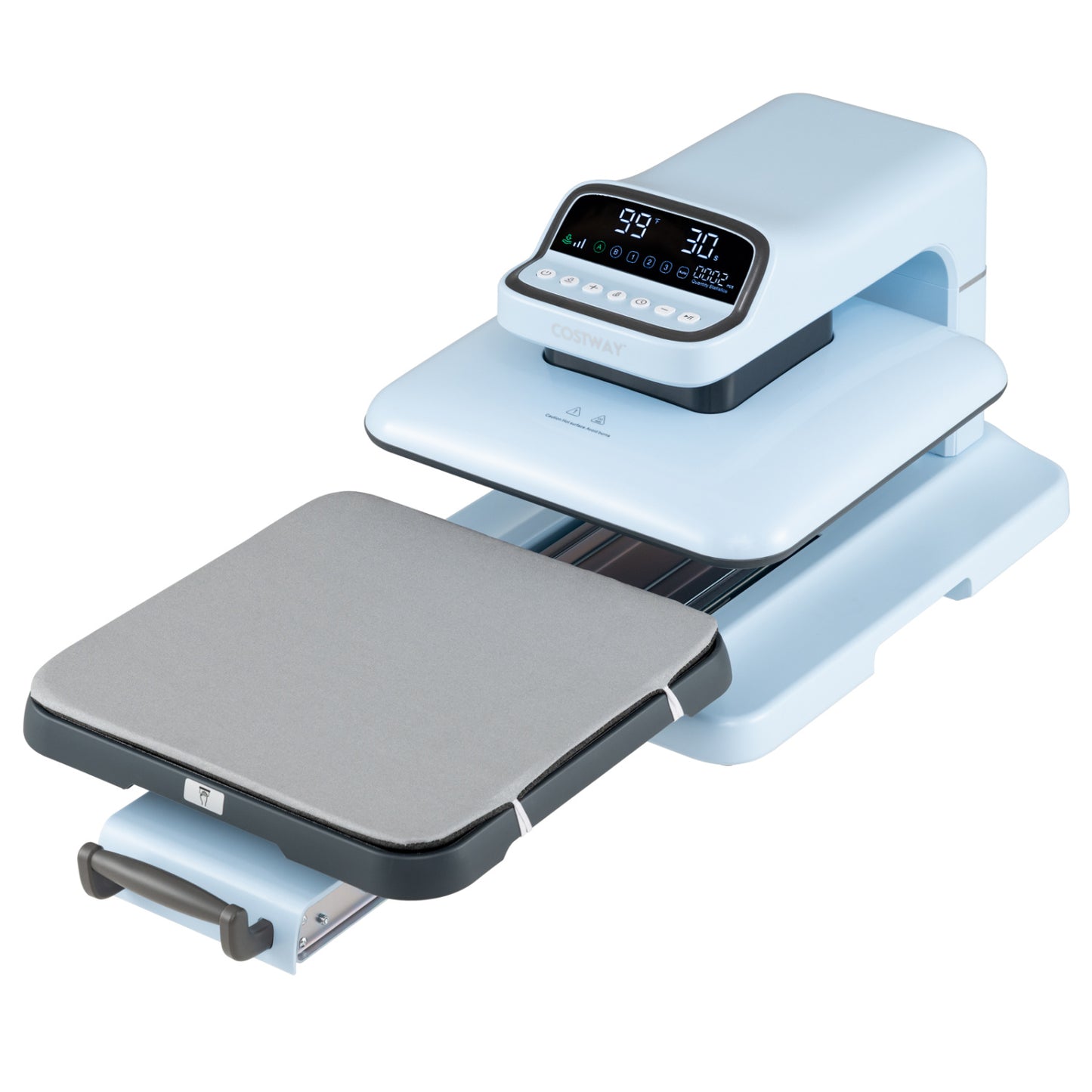 Heat Press Machine with Auto Release for T Shirts, Blue Washers & Dryers at Gallery Canada