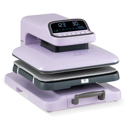 Heat Press Machine with Auto Release for T Shirts, Purple Washers & Dryers at Gallery Canada