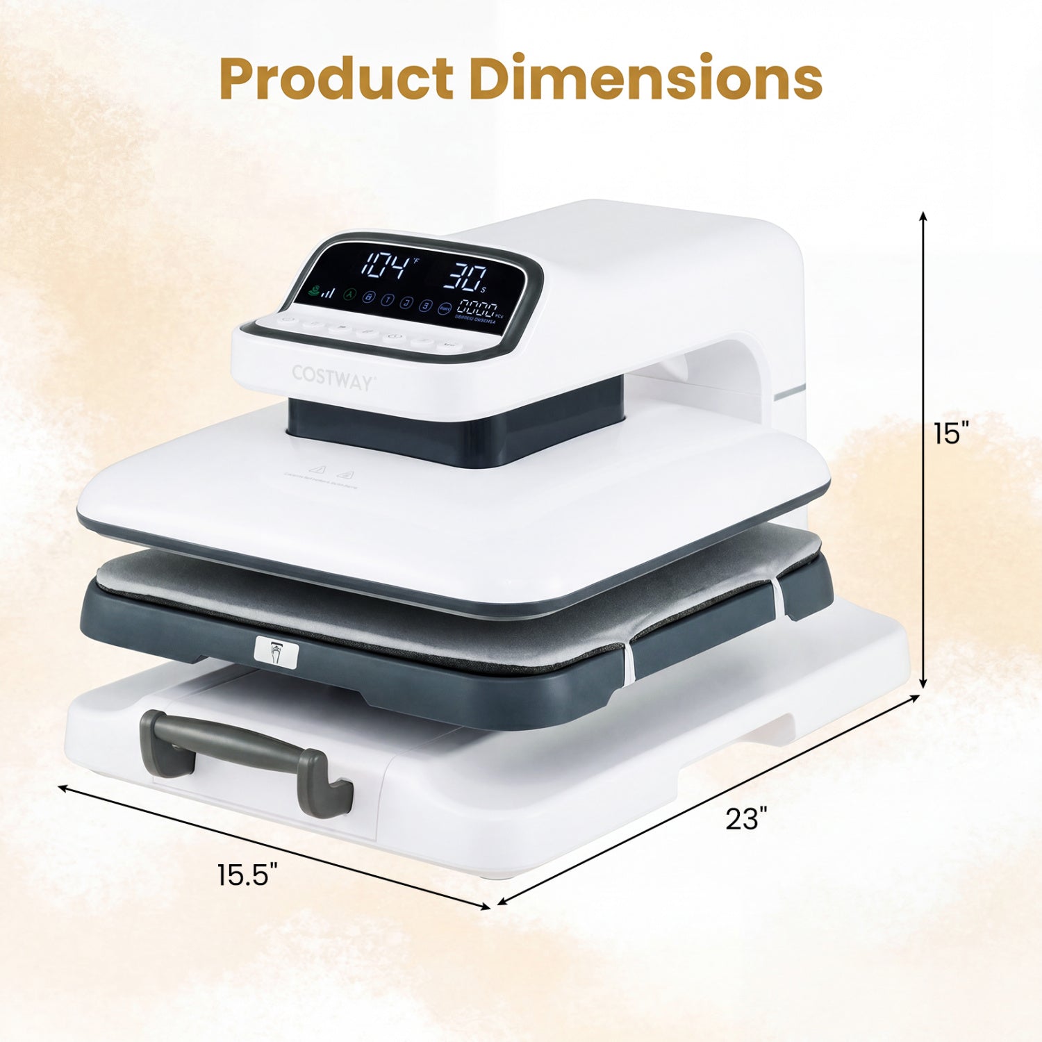 Heat Press Machine with Auto Release for T Shirts, White Washers & Dryers at Gallery Canada