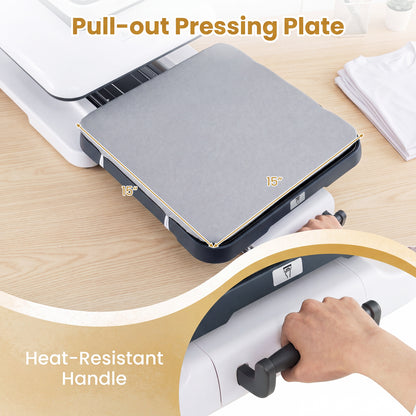 Heat Press Machine with Auto Release for T Shirts, White Washers & Dryers at Gallery Canada