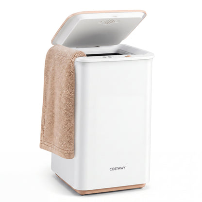 Heated Towel Warmer, 4 Heat Timer, Auto Shut Off, White