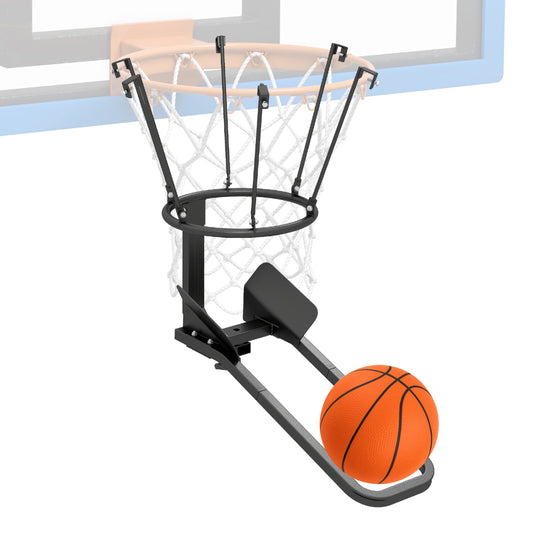 Heavy Duty Basketball Return, 6 Sturdy Hooks Sport Equipments Black at Gallery Canada