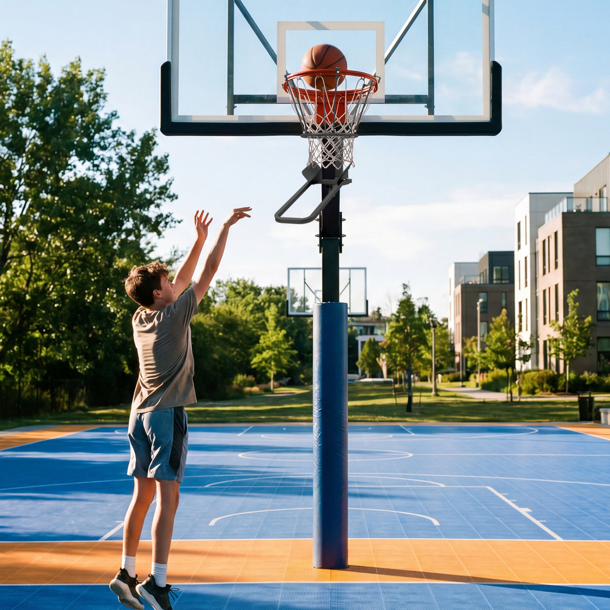 Heavy Duty Basketball Return, 6 Sturdy Hooks Sport Equipments at Gallery Canada