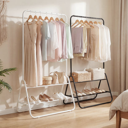 Heavy Duty Clothes Rack, Hanging Rod, Storage Shelves, Black Clothing & Closet Storage at Gallery Canada