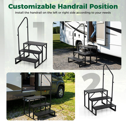 Heavy Duty Hot Tub Stair, Wide Anti-Slip Platform, Black Ladders at Gallery Canada